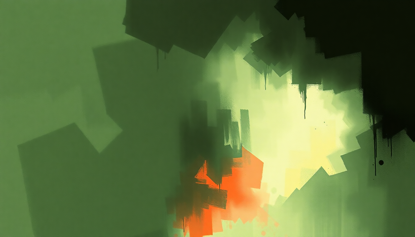 Fan-driven abstract illustration evoking the emotional arc of Disposable Teens by Marilyn Manson