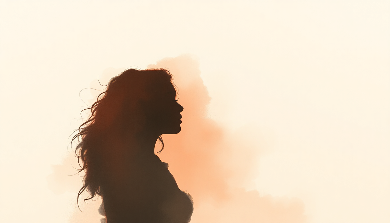 Fan-driven abstract illustration evoking the emotional arc of Distraction by Kehlani