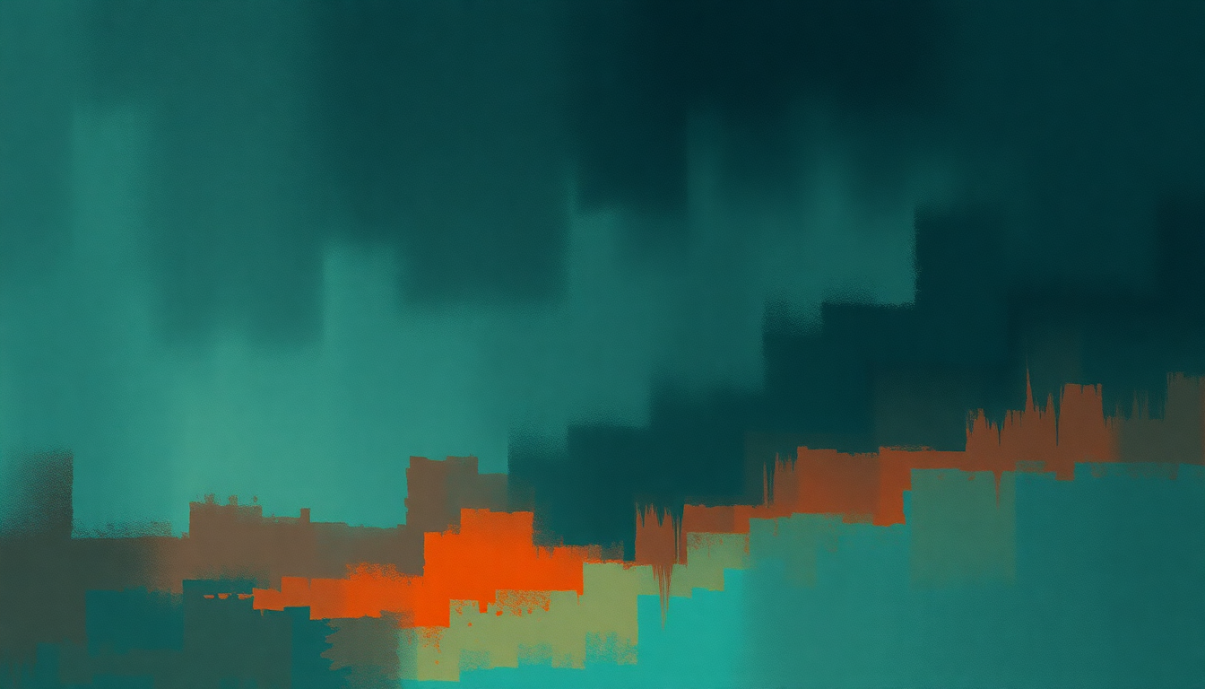 Fan-driven abstract illustration evoking the emotional arc of Dive by Nirvana