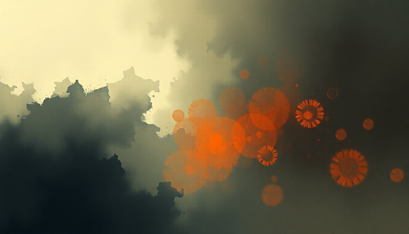 Fan-driven abstract illustration evoking the emotional arc of DNA. by Kendrick Lamar