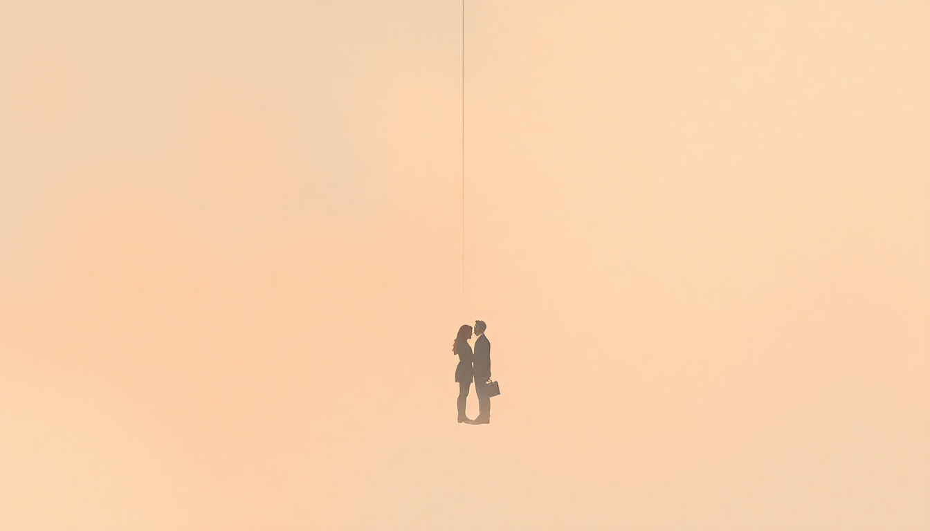 Fan-driven abstract illustration evoking the emotional arc of Do I by Luke Bryan