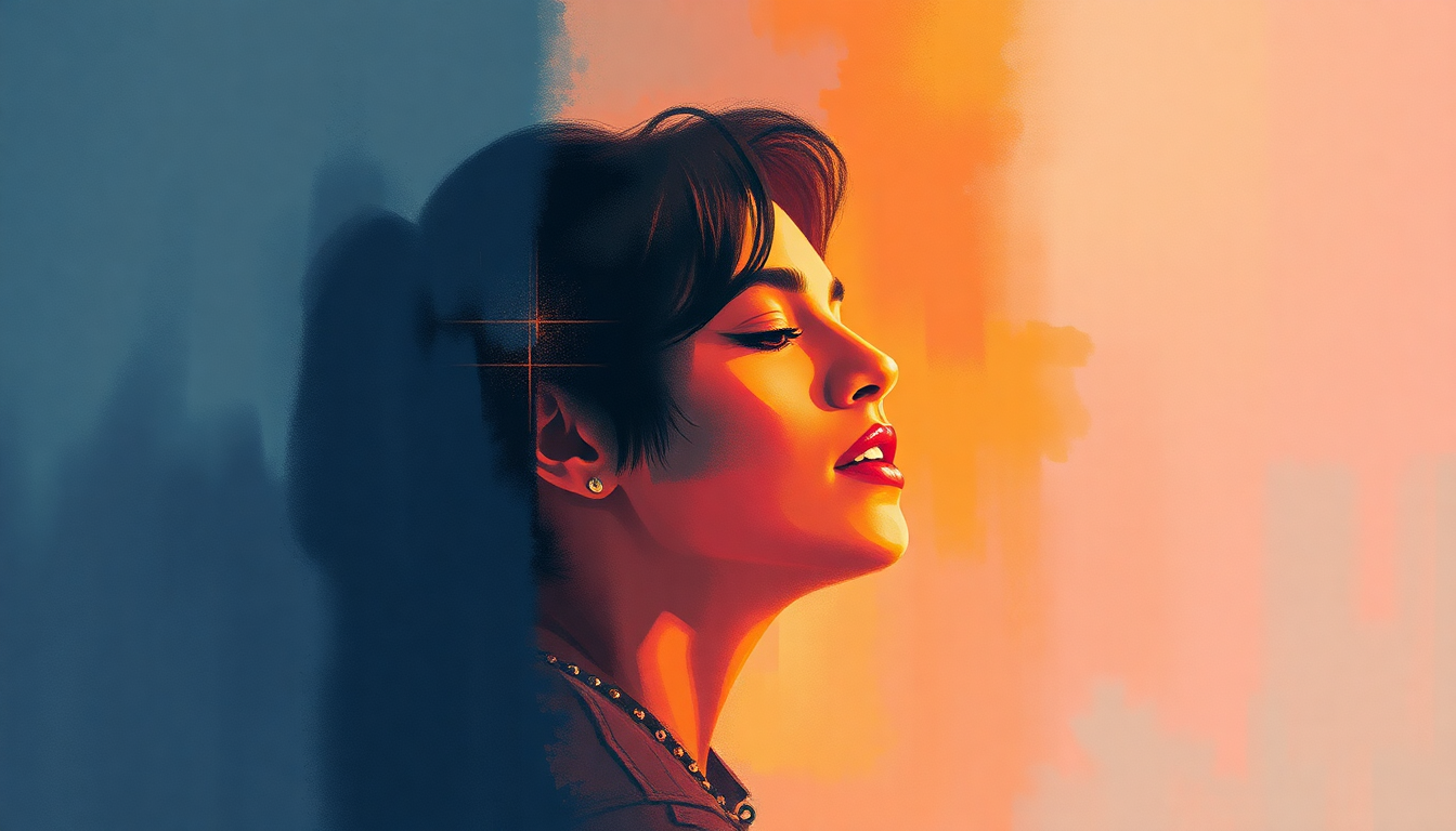 Fan-driven abstract illustration evoking the emotional arc of Do It Well by Jennifer Lopez