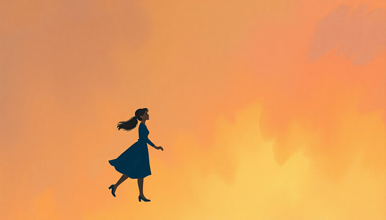Fan-driven abstract illustration evoking the emotional arc of Do-Re-Mi by Julie Andrews