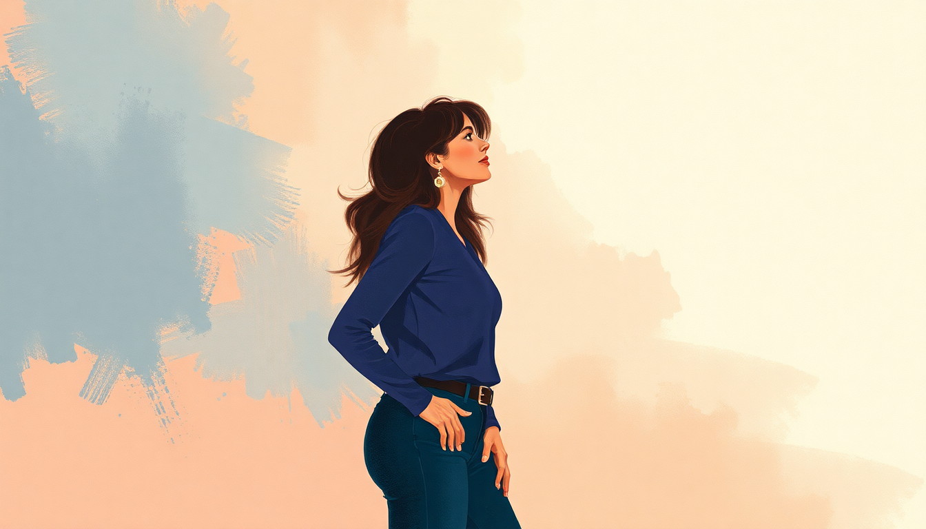 Fan-driven abstract illustration evoking the emotional arc of Don't Be Stupid by Shania Twain