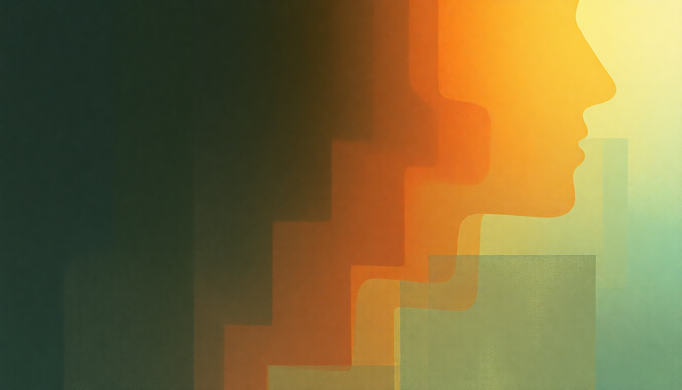 Fan-driven abstract illustration evoking the emotional arc of Don't Leave by Faithless