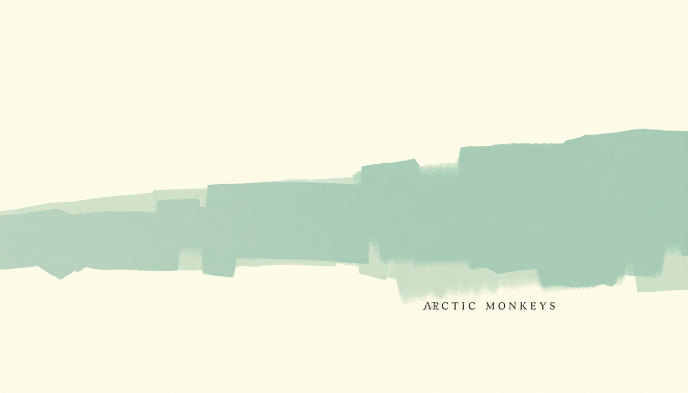 Fan-driven abstract illustration evoking the emotional arc of Don't Sit Down 'Cause I've Moved Your Chair by Arctic Monkeys