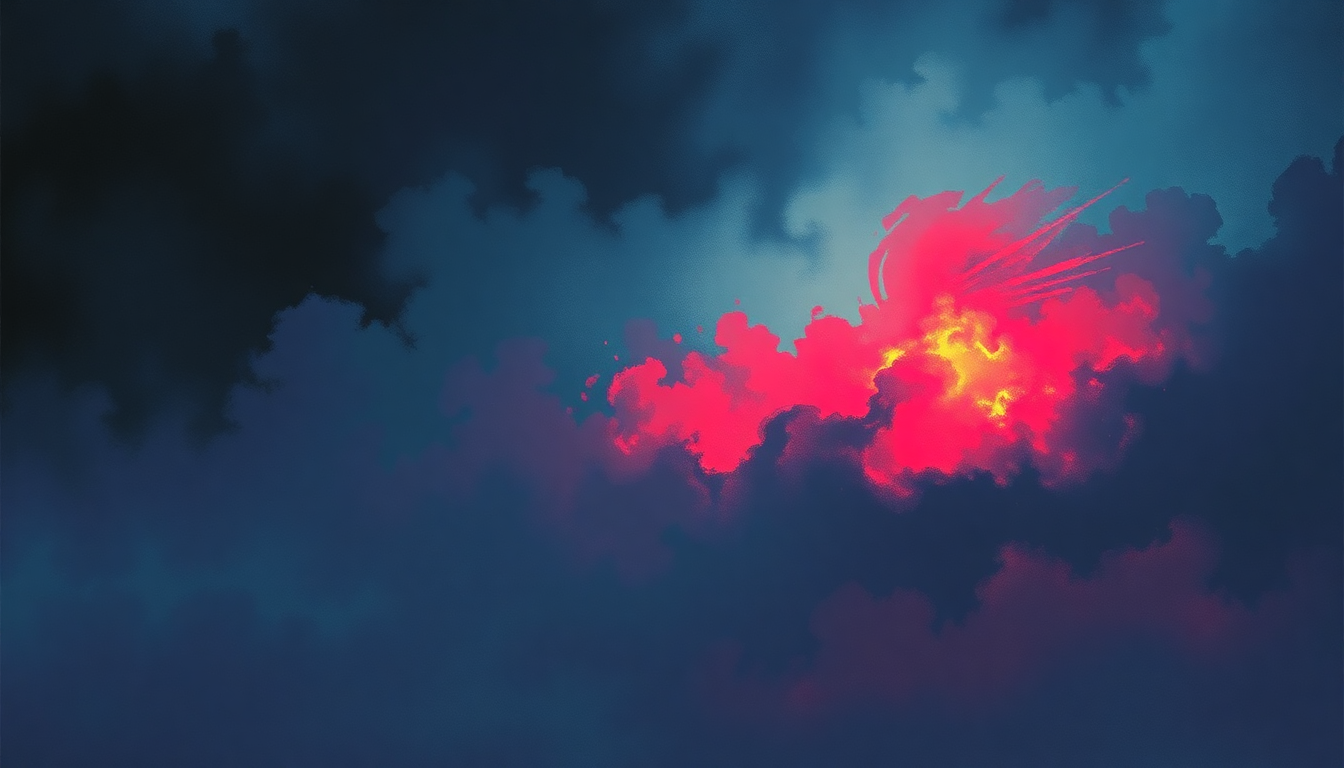 Fan-driven abstract illustration evoking the emotional arc of Don't Want to Know If You Are Lonely by Hüsker Dü