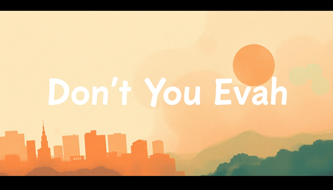 Fan-driven abstract illustration evoking the emotional arc of Don't You Evah by Spoon