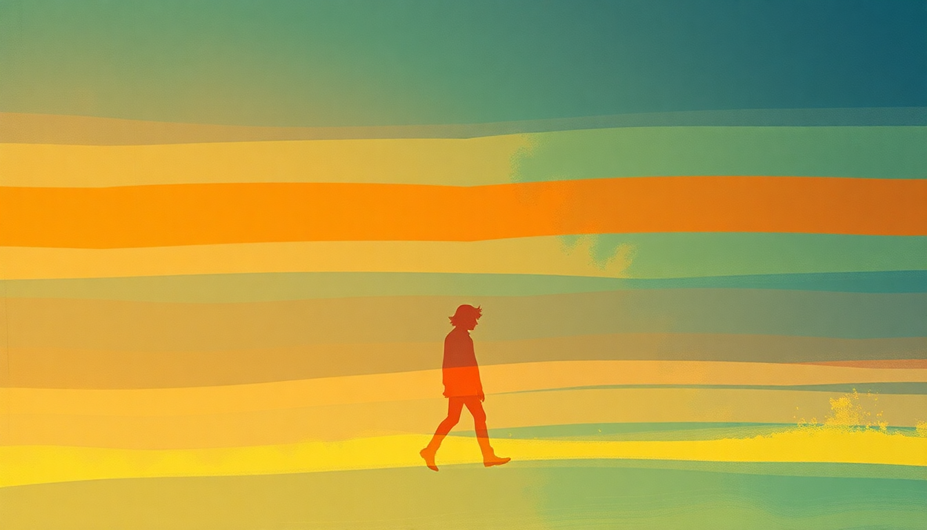 Fan-driven abstract illustration evoking the emotional arc of Don't Do Me Like That by Tom Petty and the Heartbreakers
