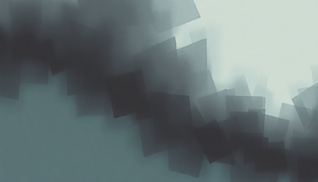Fan-driven abstract illustration evoking the emotional arc of Don't by Ed Sheeran