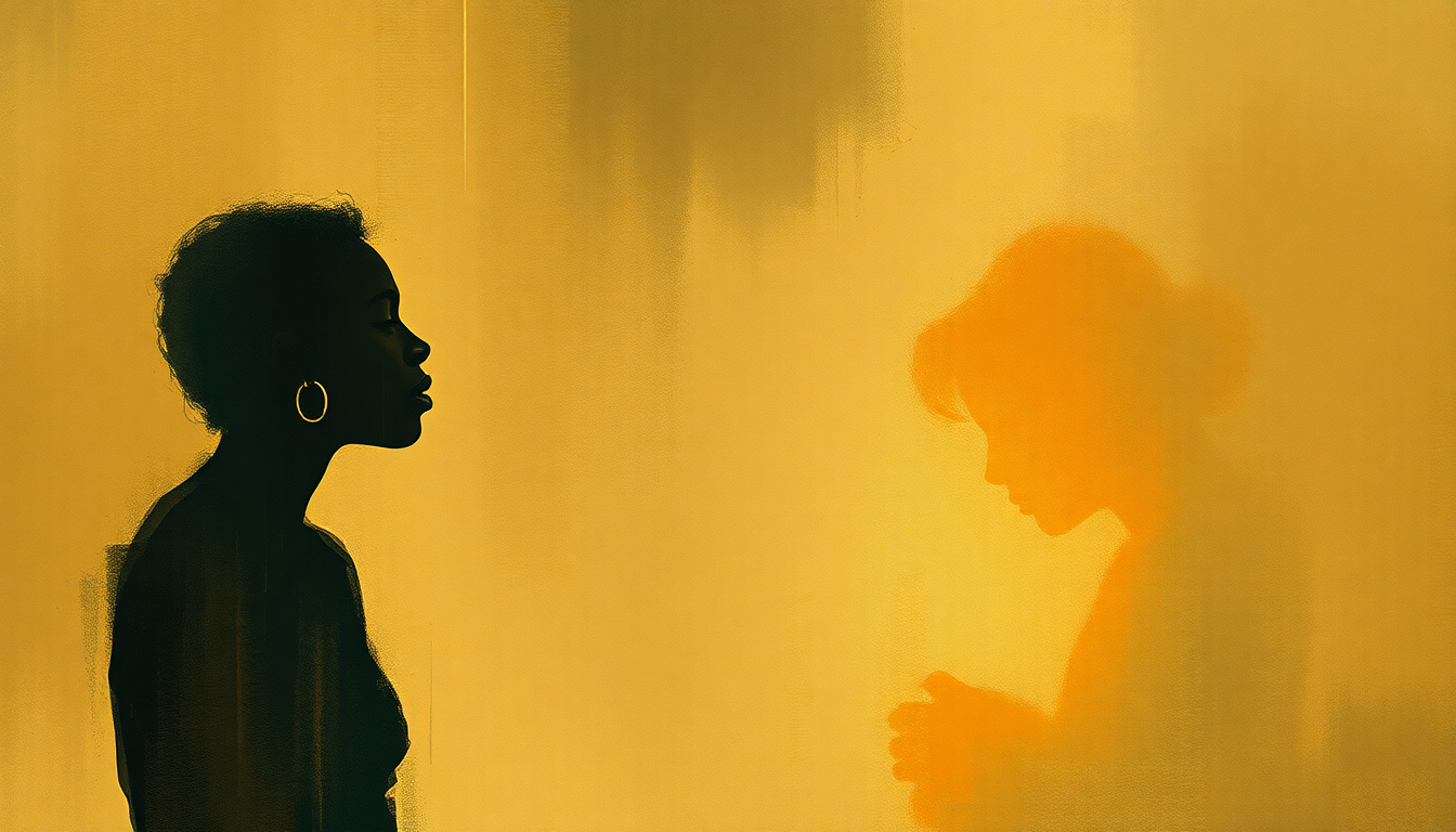 Fan-driven abstract illustration evoking the emotional arc of Don't Let Me Be Misunderstood by Nina Simone