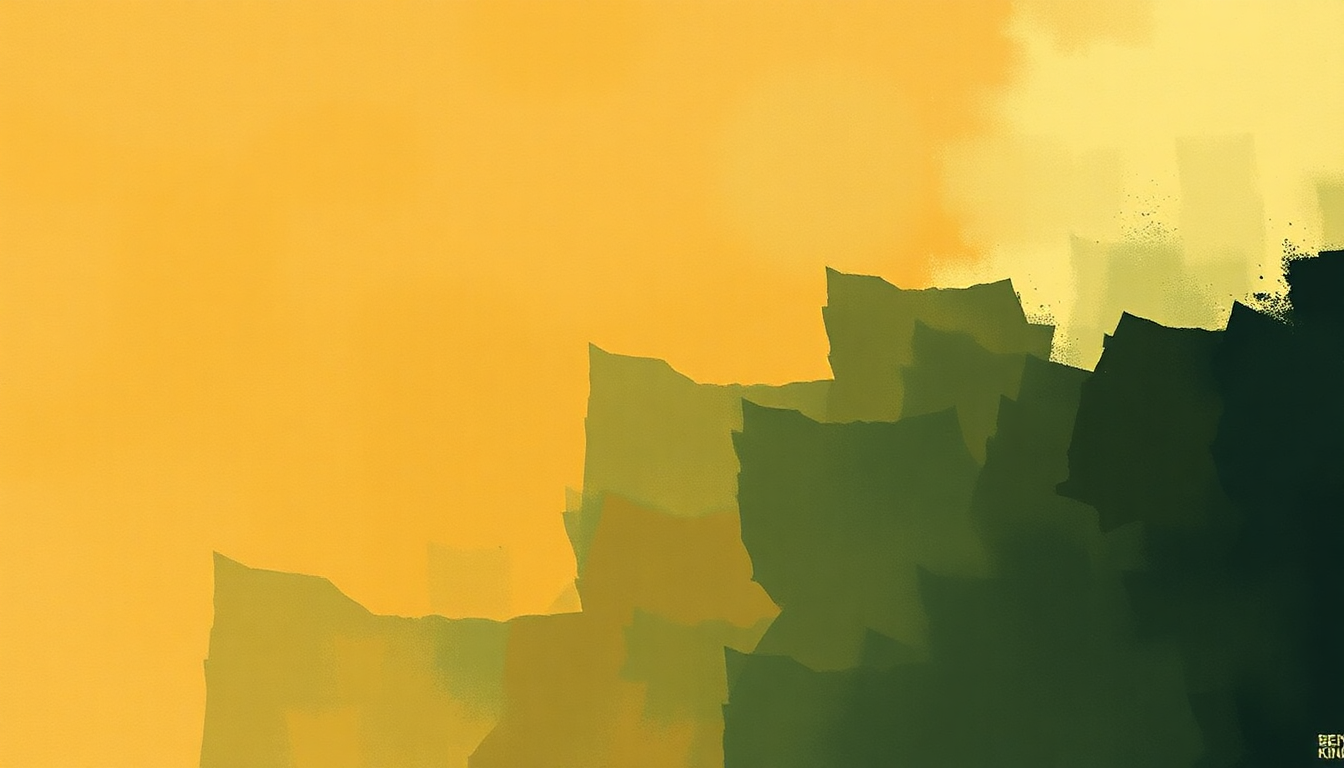 Fan-driven abstract illustration evoking the emotional arc of Don't Play That Song by Ben E. King