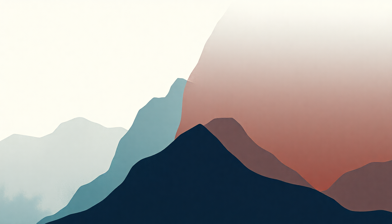 Fan-driven abstract illustration evoking the emotional arc of Doria by Olafur Arnalds