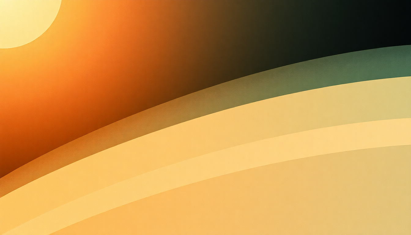 Fan-driven abstract illustration evoking the emotional arc of Double Sextet by Steve Reich