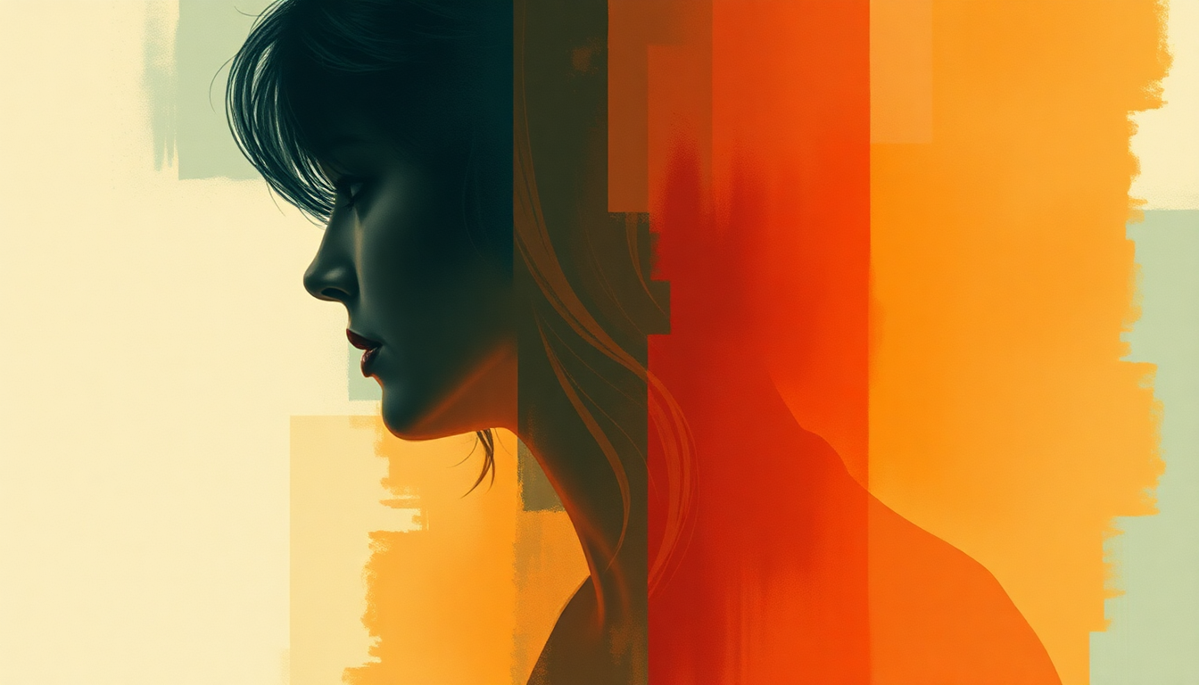 Fan-driven abstract illustration evoking the emotional arc of Down Bad by Taylor Swift