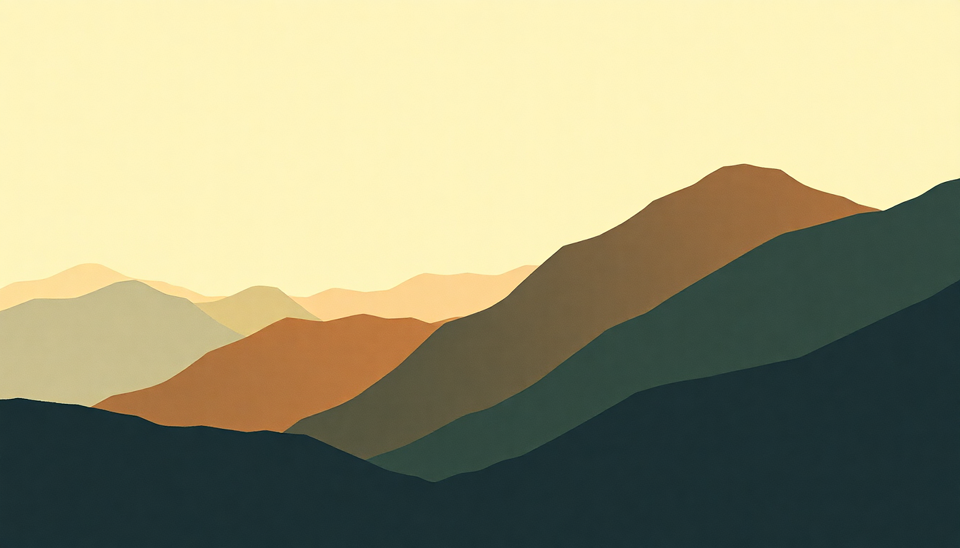 Fan-driven abstract illustration evoking the emotional arc of Dragon New Warm Mountain I Believe in You by Big Thief