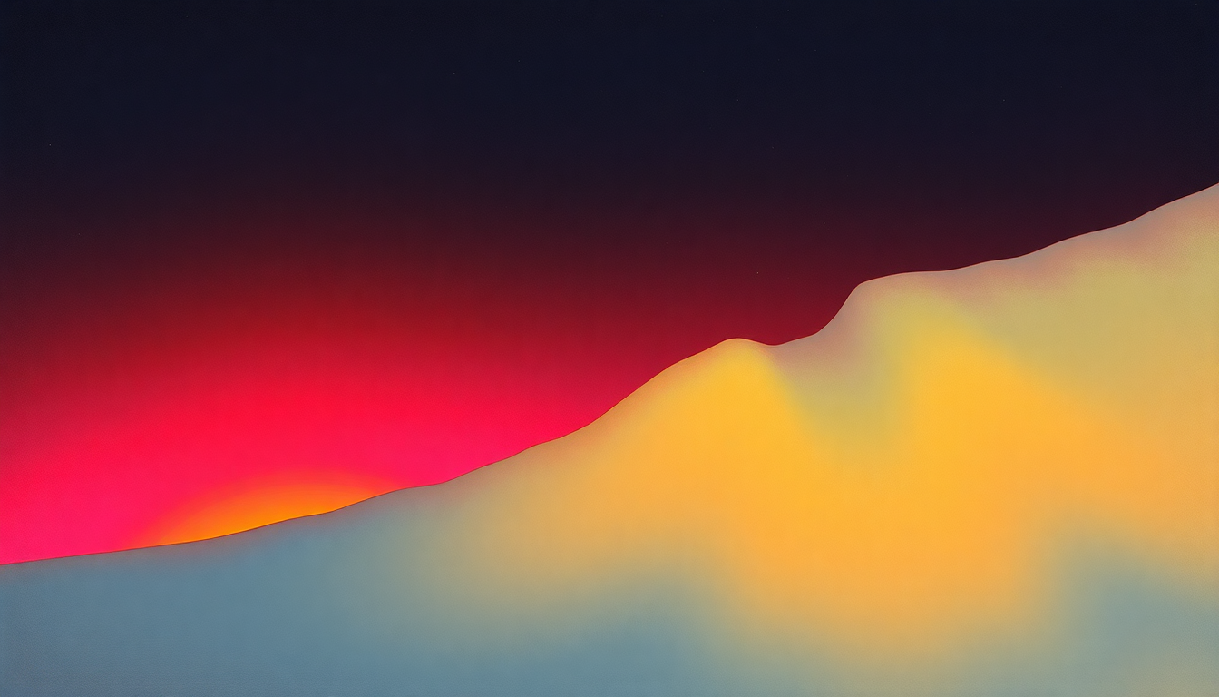 Fan-driven abstract illustration evoking the emotional arc of Drama by Erasure