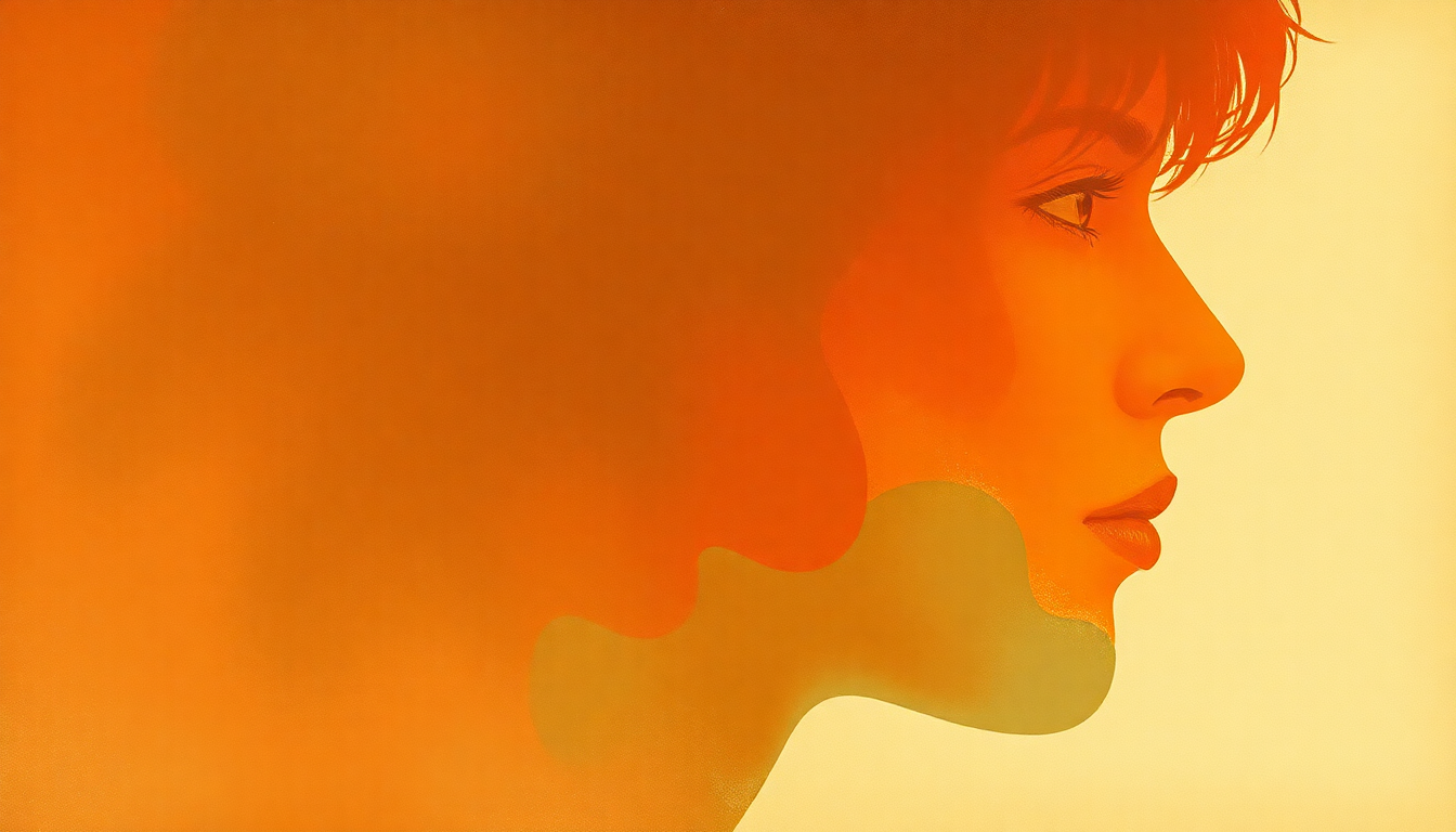 Fan-driven abstract illustration evoking the emotional arc of Dream Baby (How Long Must I Dream) by Roy Orbison