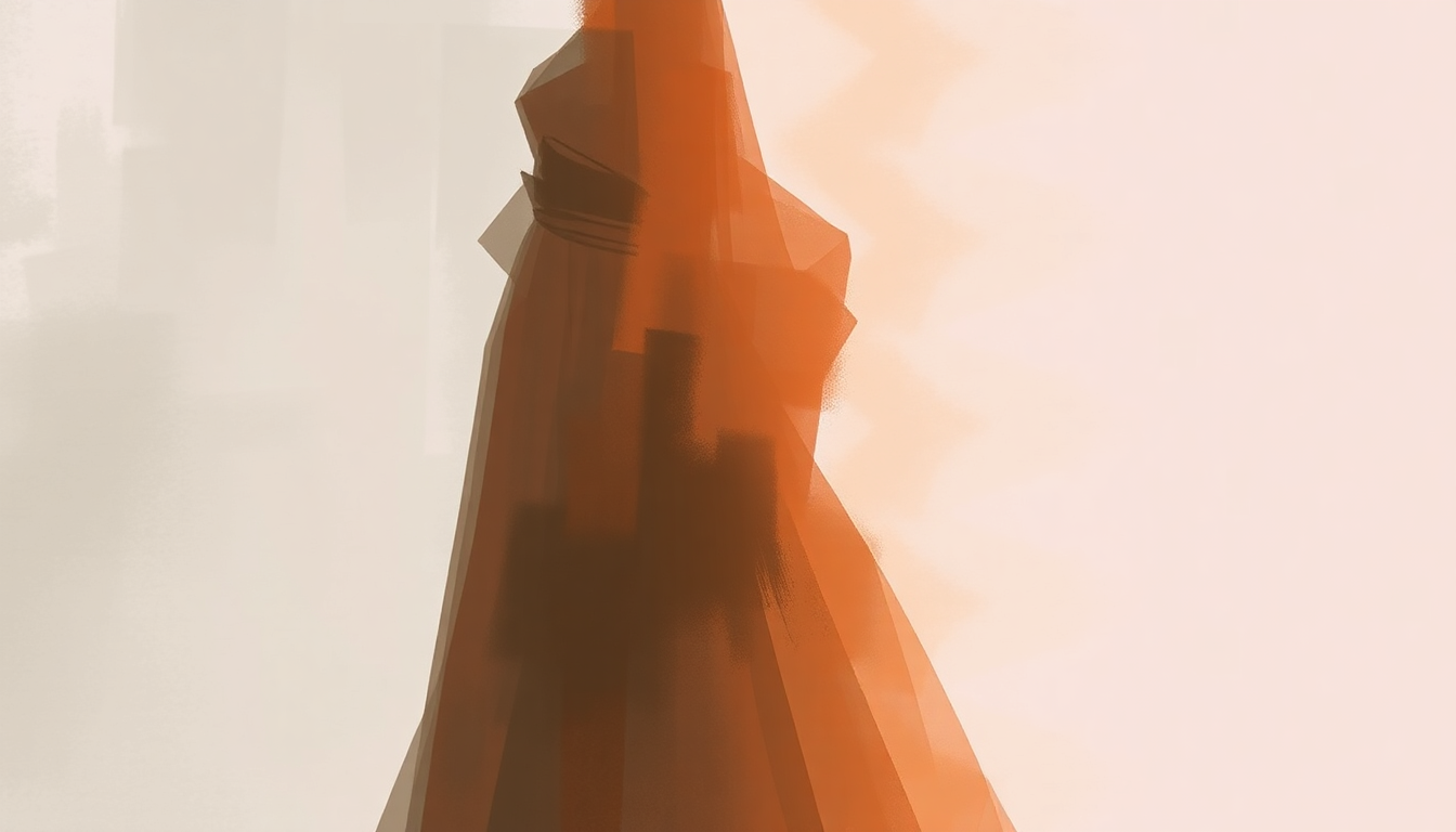 Fan-driven abstract illustration evoking the emotional arc of Dress by Taylor Swift