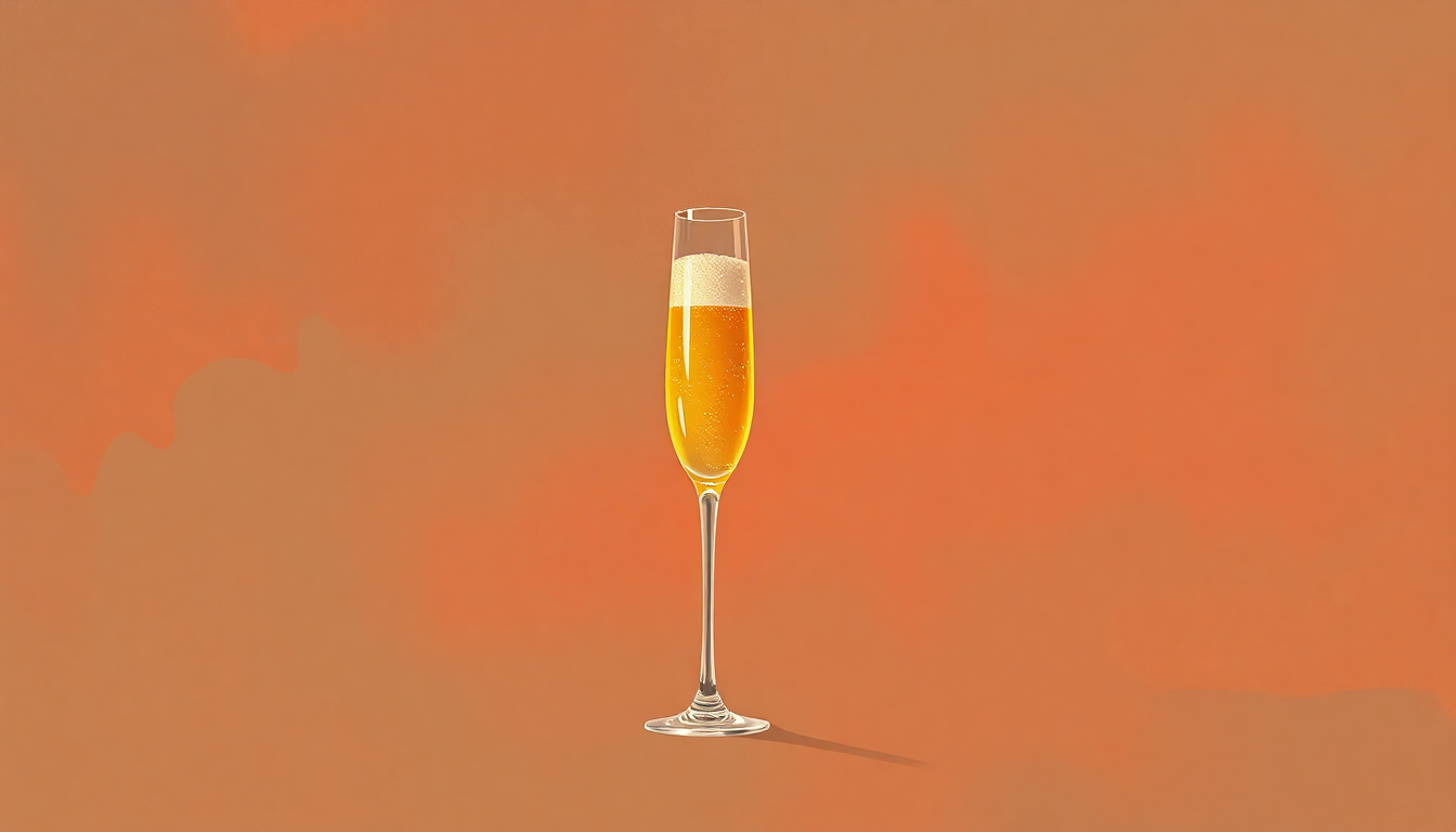 Fan-driven abstract illustration evoking the emotional arc of Drinking Champagne by Dean Martin