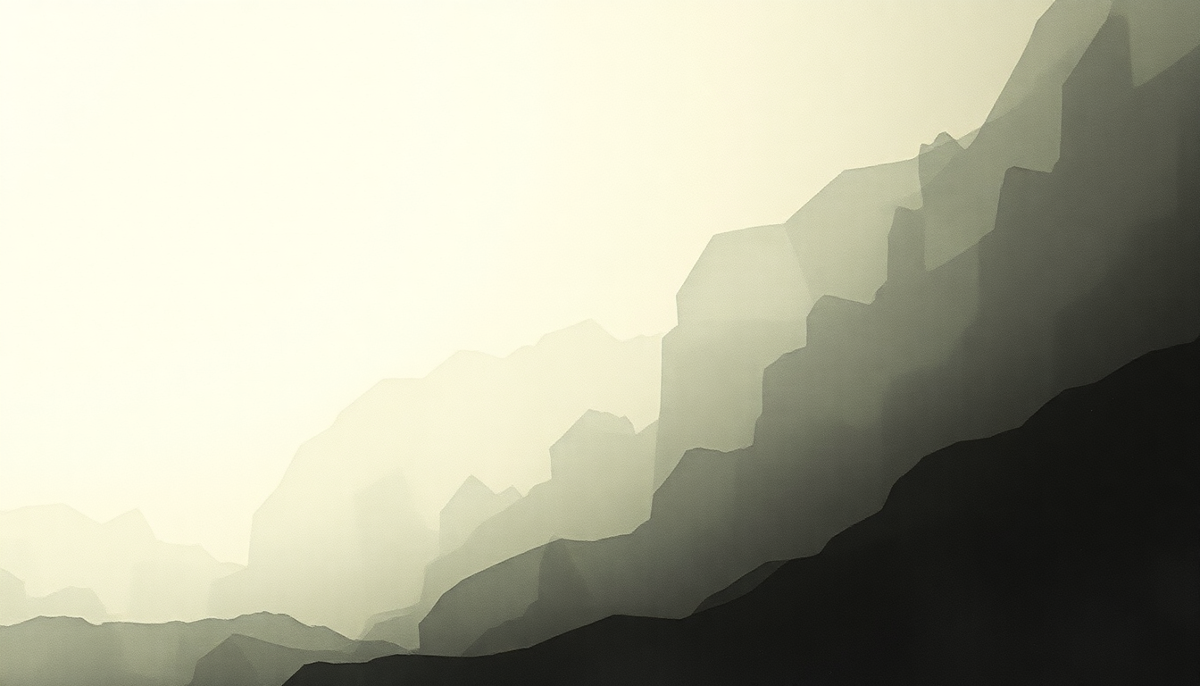 Fan-driven abstract illustration evoking the emotional arc of Drive Blind by Ride
