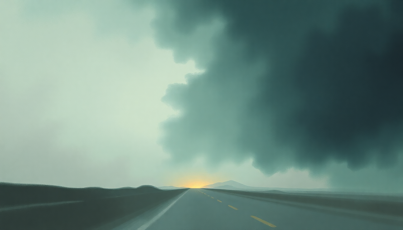 Fan-driven abstract illustration evoking the emotional arc of drivers license by Olivia Rodrigo