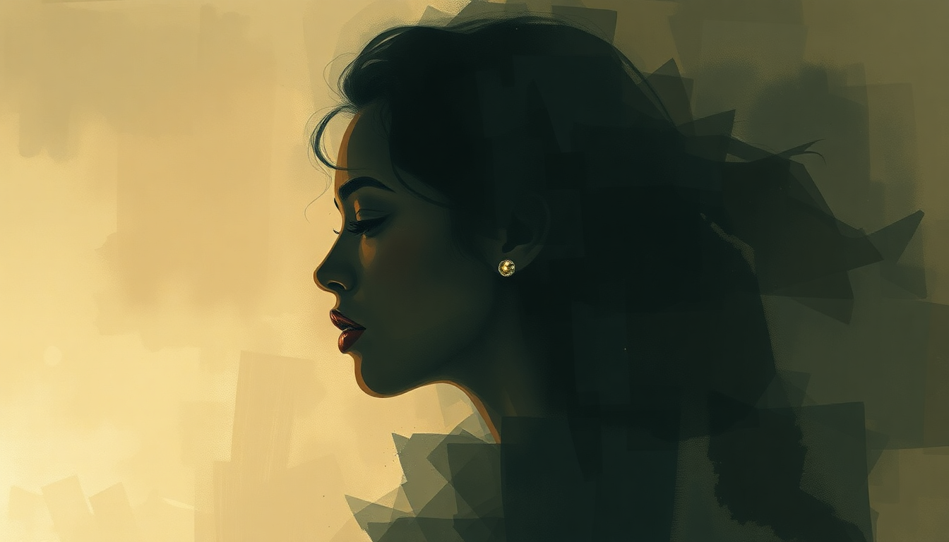 Fan-driven abstract illustration evoking the emotional arc of Drunk In Love by Beyoncé