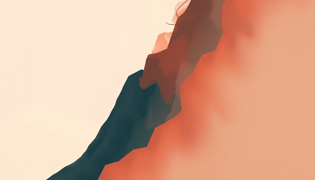 Fan-driven abstract illustration evoking the emotional arc of Dua Lipa by Jack Harlow