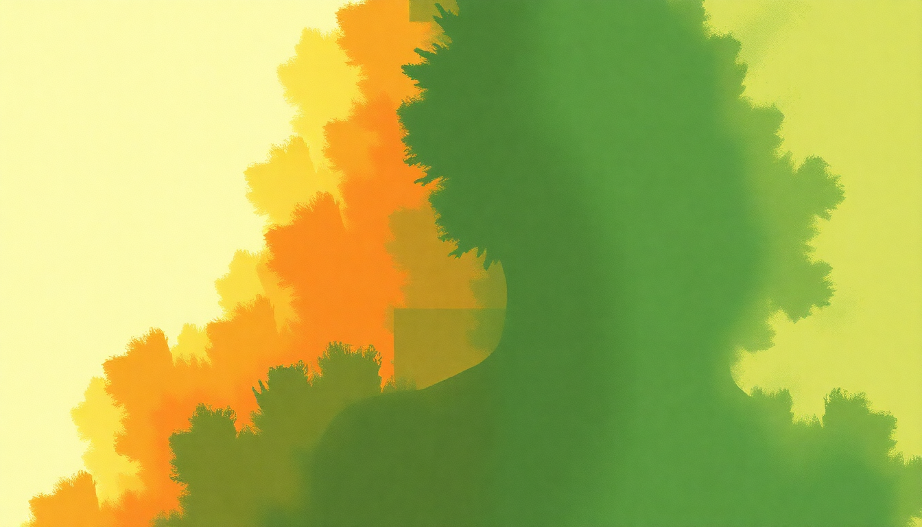 Fan-driven abstract illustration evoking the emotional arc of Dub Fi Gwan by King Tubby
