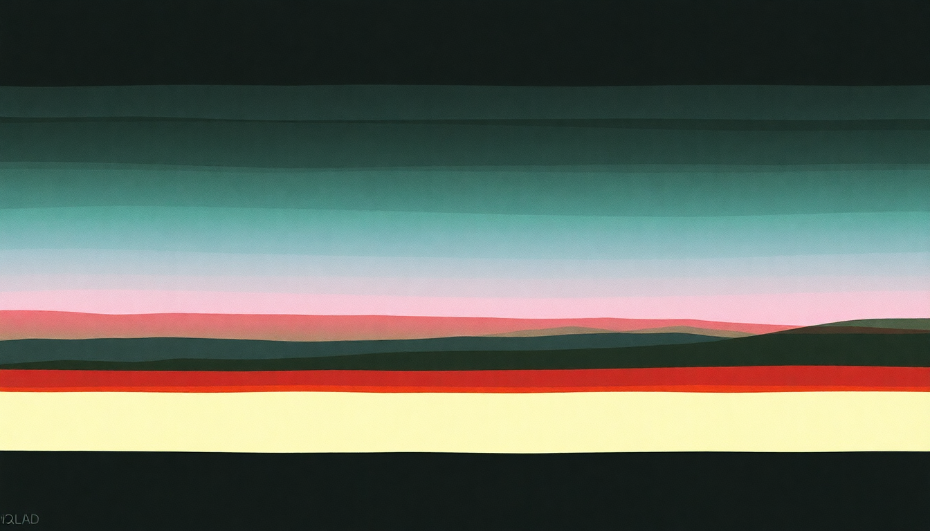 Fan-driven abstract illustration evoking the emotional arc of E Ratio by Plaid
