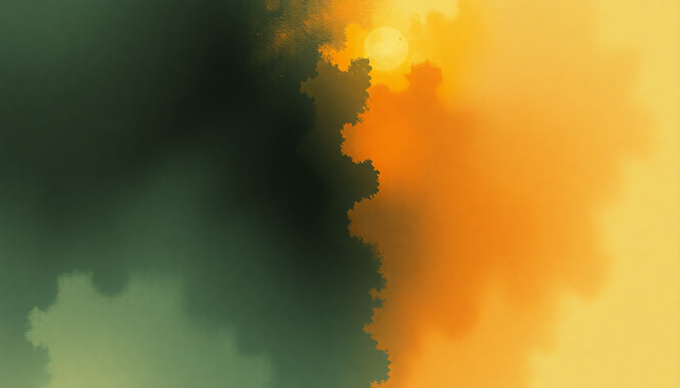 Fan-driven abstract illustration evoking the emotional arc of Earth Song by Michael Jackson