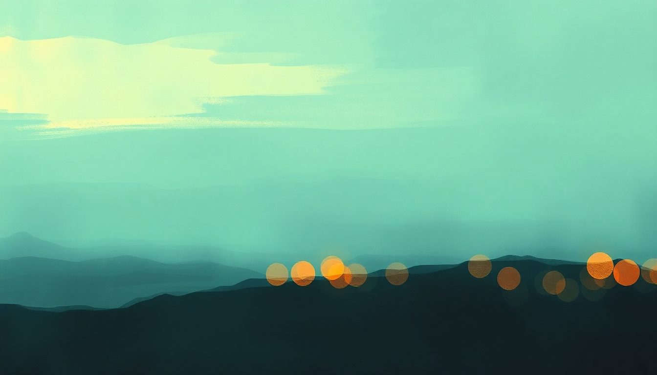 Fan-driven abstract illustration evoking the emotional arc of East Bay Night by Rancid