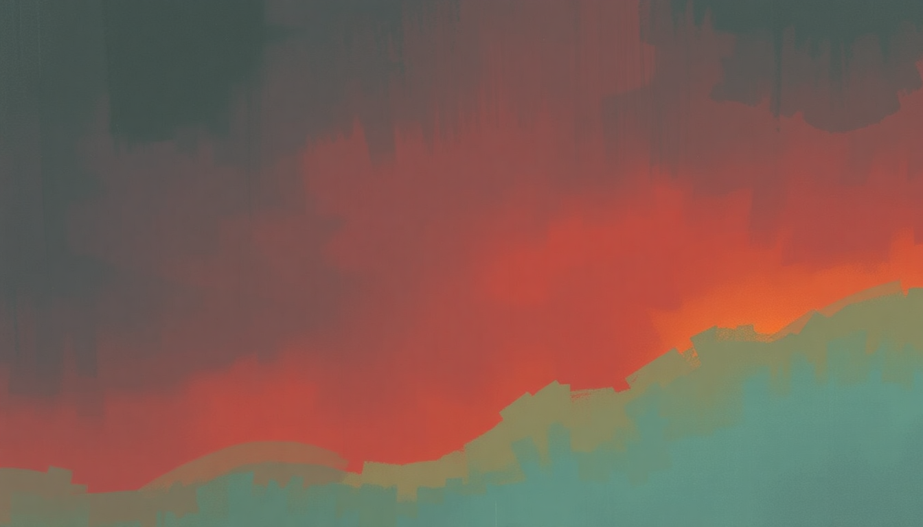 Fan-driven abstract illustration evoking the emotional arc of Echo by Incubus