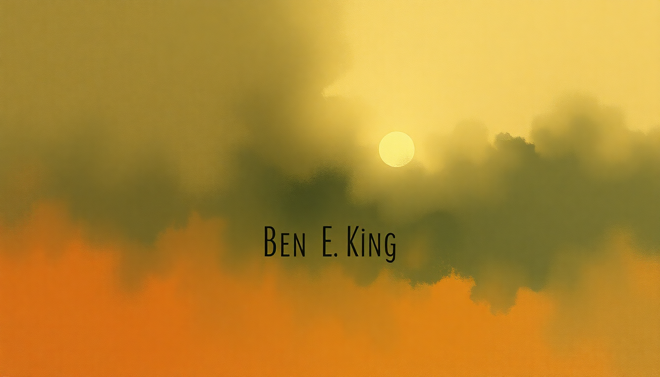 Fan-driven abstract illustration evoking the emotional arc of Ecstasy by Ben E King