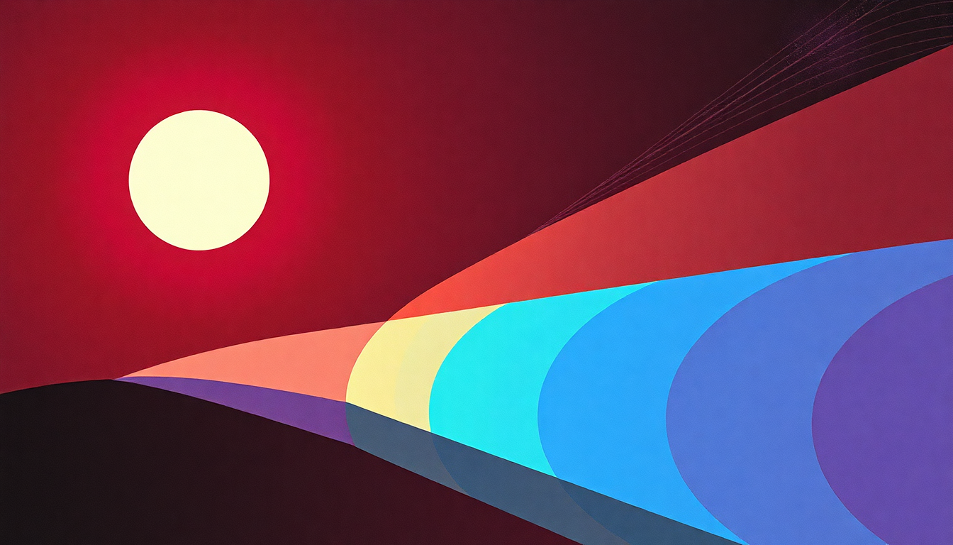 Fan-driven abstract illustration evoking the emotional arc of Ed Is Dead by Pixies