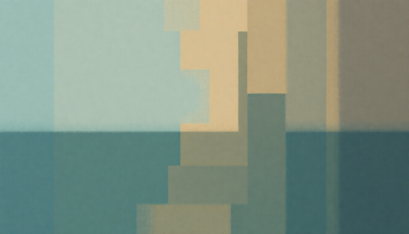 Fan-driven abstract illustration evoking the emotional arc of El Ultimo Beso by Marc Anthony