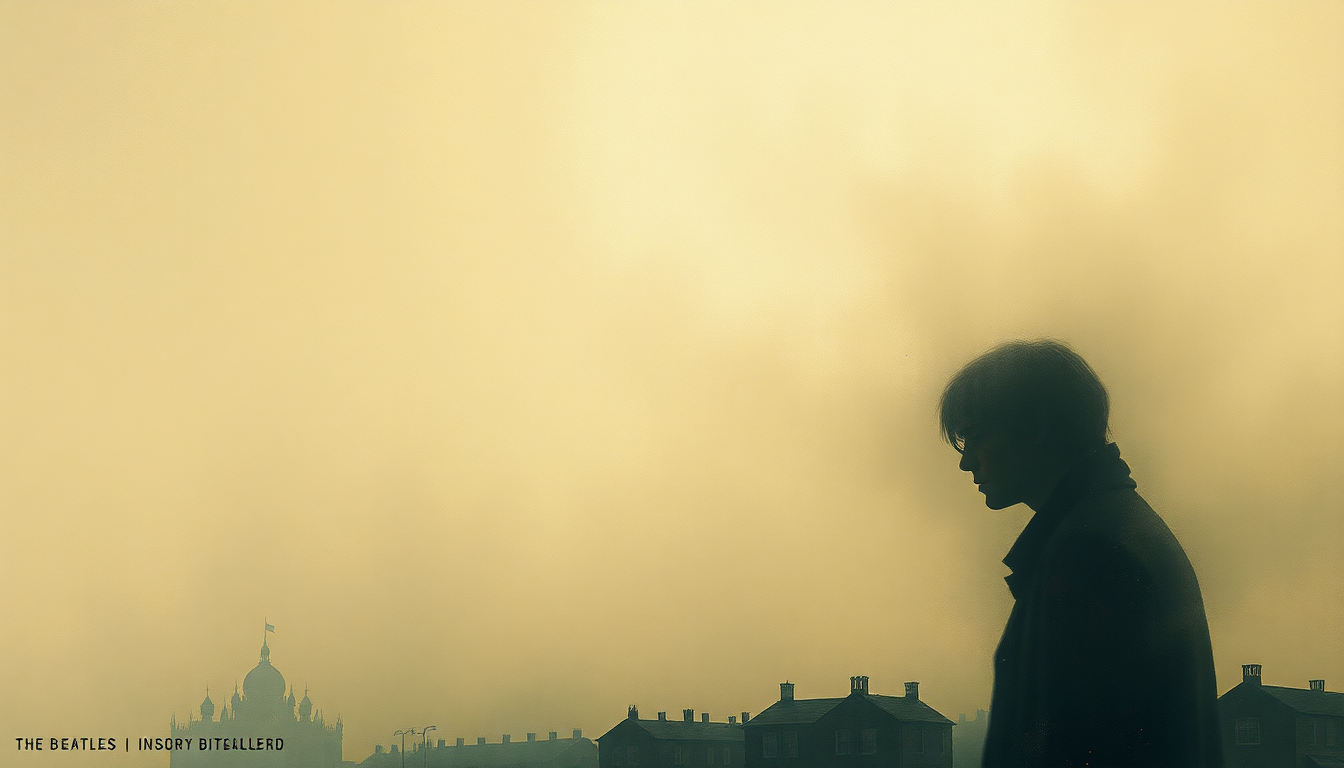 Fan-driven abstract illustration evoking the emotional arc of Eleanor Rigby by The Beatles