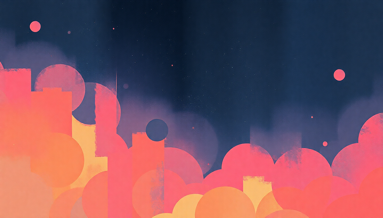 Fan-driven abstract illustration evoking the emotional arc of Electric Barbarella by Duran Duran