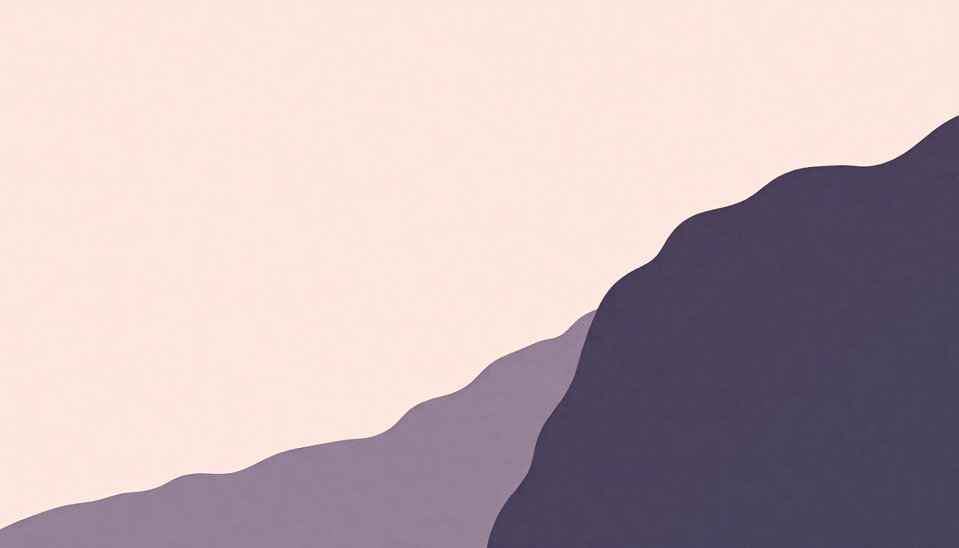 Fan-driven abstract illustration evoking the emotional arc of Elevate Me Later by Pavement