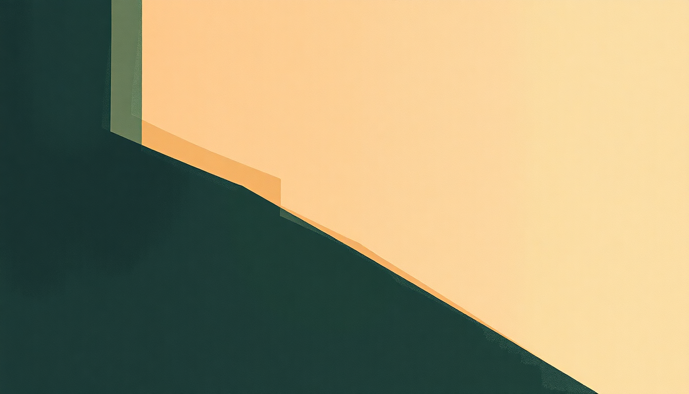 Fan-driven abstract illustration evoking the emotional arc of Elevator Operator by Courtney Barnett