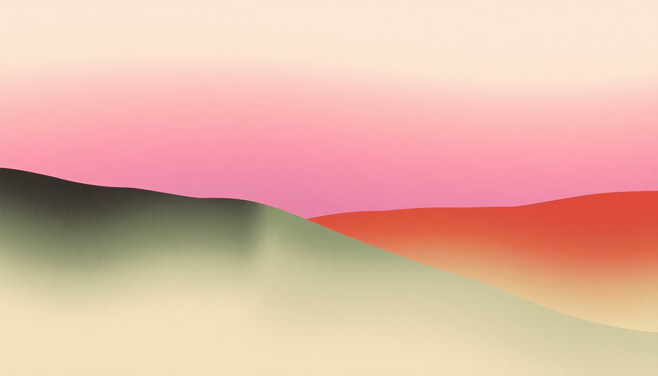 Fan-driven abstract illustration evoking the emotional arc of Elyne Road by Toumani Diabate