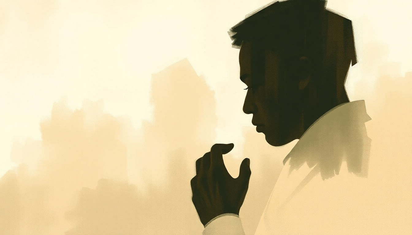 Fan-driven abstract illustration evoking the emotional arc of Embraceable You by Charlie Parker