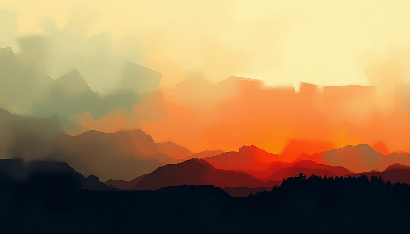 Fan-driven abstract illustration evoking the emotional arc of Endsong by The Cure