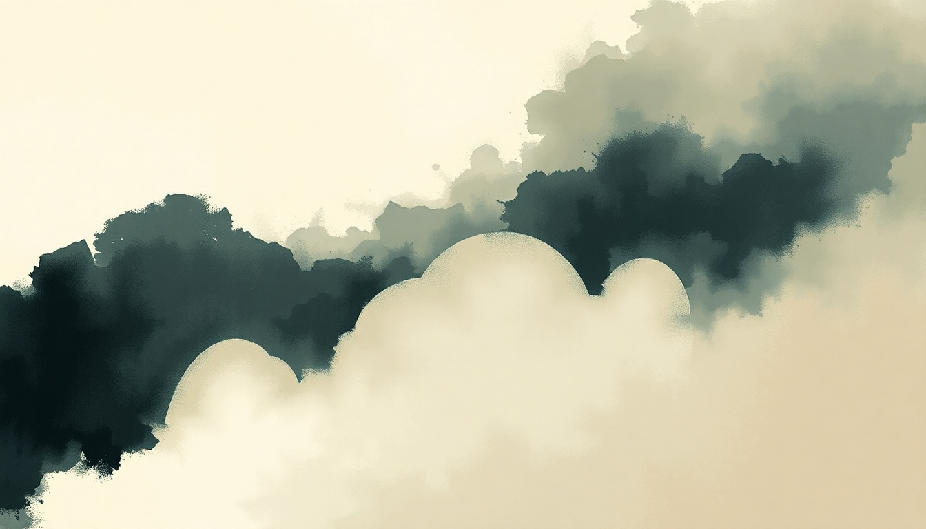 Fan-driven abstract illustration evoking the emotional arc of Entering Heaven Alive by Jack White