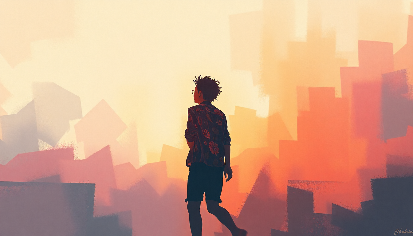 Fan-driven abstract illustration evoking the emotional arc of Entertainment by Phoenix