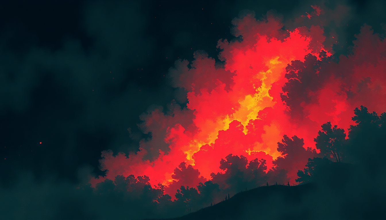 Fan-driven abstract illustration evoking the emotional arc of Epic by Faith No More
