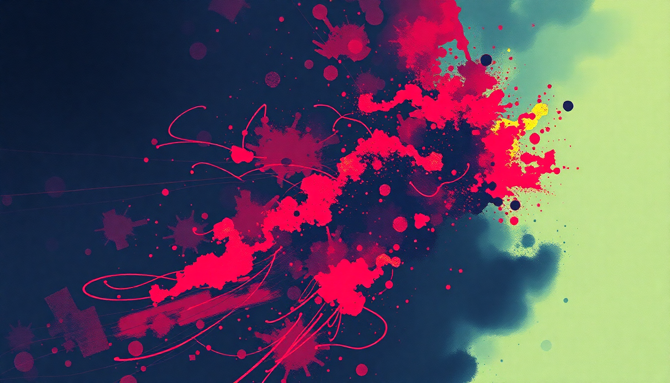 Fan-driven abstract illustration evoking the emotional arc of Eric's Trip by Sonic Youth