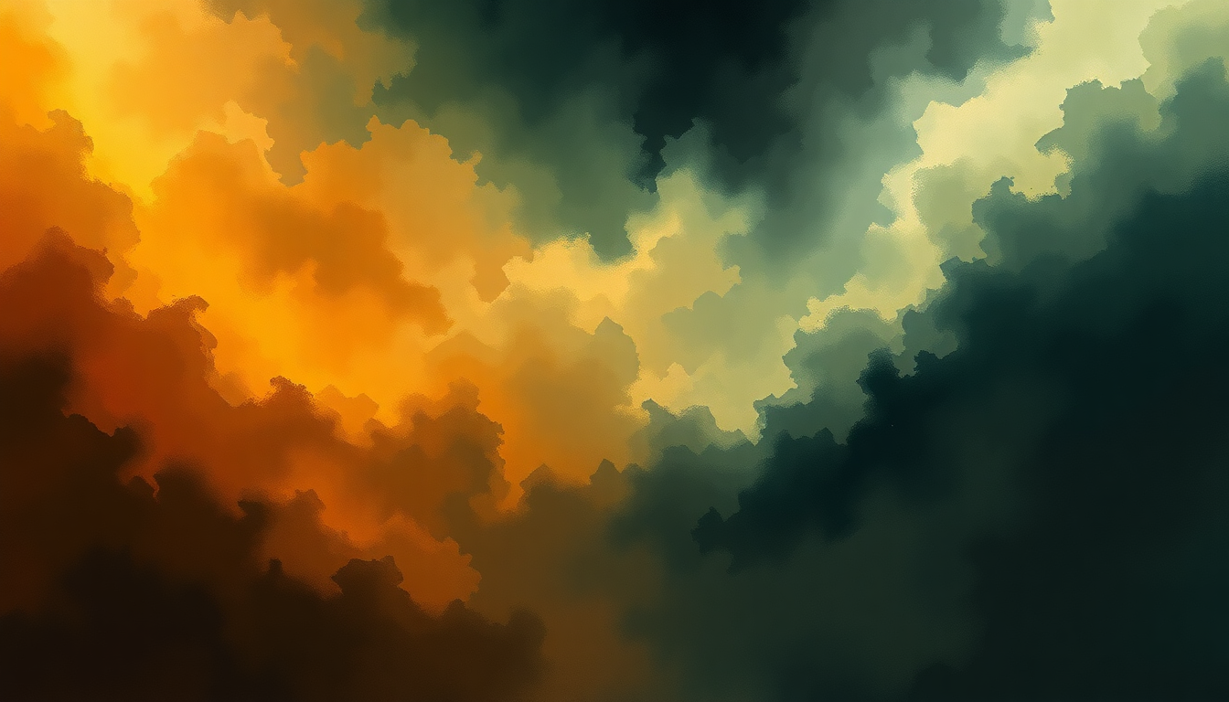 Fan-driven abstract illustration evoking the emotional arc of Symphony No. 3 "Eroica" by Ludwig van Beethoven