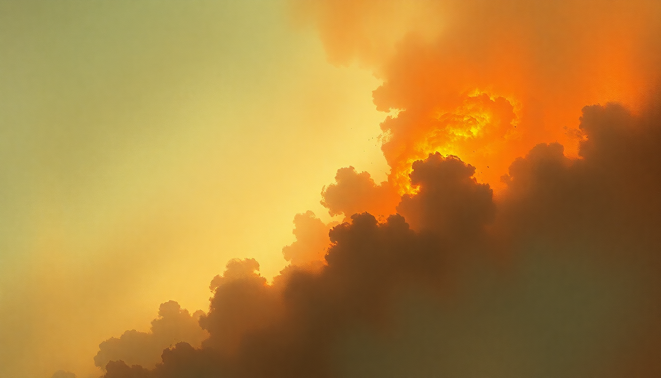 Fan-driven abstract illustration evoking the emotional arc of Eruption by Van Halen