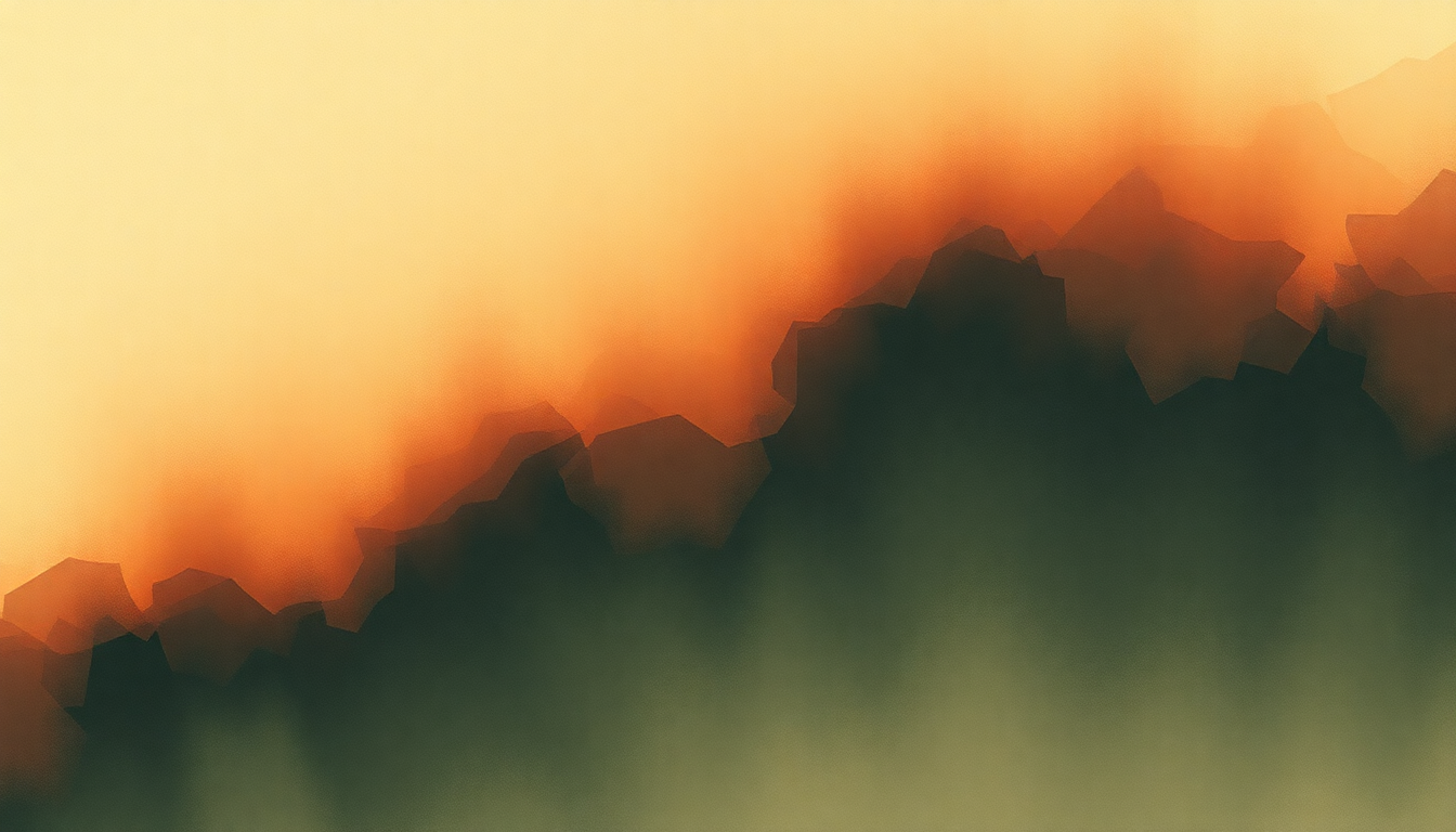 Fan-driven abstract illustration evoking the emotional arc of Étude Op. 25, No. 1 by Frédéric Chopin